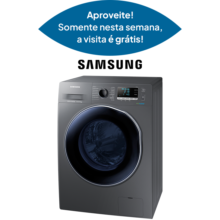 Conserto de Máquina de Lavar Samsung – Serviço Rápido e Garantido!
Temos a maior rede de atendimento em Santa Catarina com técnicos especializados em máquina de lavar Samsung: Reparo com peças originais e garantia de 6 meses. - AG Técnica - Máquina de Lavar Samsung e LG